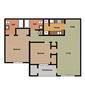 2Bed - 2Bath w - CC and Fireplace