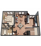 3 Bedroom, 3 Bath Townhome GB