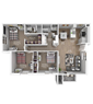 Three Bedroom
