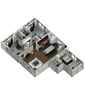 3x3 Townhome